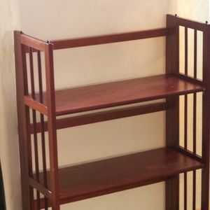Collapsible Cherry Bookshelf